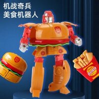 Burger Pháp Khoai Tây Chiên Biến Hình Đồ Chơi 3-6 Tuổi Trẻ Em Robot Đồ Chơi Bé Trai 4 Tuổi 5 Tuổi 7 Tuổi 10 Tuổi 12 Tuổi 2804