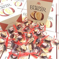 Burger táo đỏ Quang Linh Food nhân Marshmallow sữa kẹp hạt điều hộp 550g