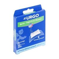 Burns Waterproof Urgo 10 x 7cm 4 miếng - Băng cá nhân tiệt trùng