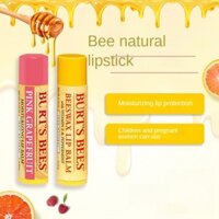 Burt 's Bees Burt 's Bee Run Lip Balm Dưỡng Ẩm Bé Trai Và Bé Gái Học Sinh Phụ Nữ Mang Thai Chống Vaping