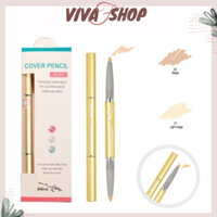 Bút 2 đầu che khuyết điểm Mira Cover Pencil 7g #21 (Light Beige - Sáng) #23 (Beige - tự nhi﻿ên) chì che khuyết điểm