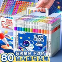 Bút Acrylic Không Đẩy Chống Thấm Nước Nhanh Khô Không Phai Màu Vẽ Tay DIY Mẫu Giáo Graffiti Bút Mực Thêm Tập