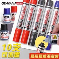 Bút bảng trắng 3,5mm Golden Wannian có thể xóa và thêm mực Bảng Trắng Bút viết bảng trắng dễ xóa cho giáo viên Bút bảng trắng Bút lớp trắng đen Bảng trắng lớn Bút cọ G-634 đỏ xanh