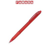 Bút Bi Bấm 0.7 mm - Pentel BX417B - Mực Đỏ