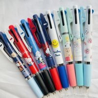Bút bi đa chức năng ba màu nhập khẩu Nhật Bản, phiên bản giới hạn, bút dầu Sanrio 0.5 Snoopy mm