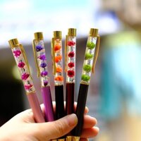 Bút bi hoa khô handmade Nhật Bản
