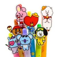Bút bi kẹp Acrylic BT21 / BTS - RJ / SHOOKY / MANG / KOYA / CHIMMY / TATA / COOKY