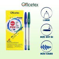 Bút bi mực xanh OT-BP001BU 6 cây