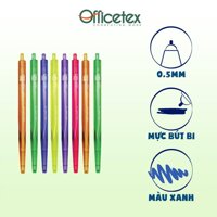 Bút bi mực xanh OT-BP017BU 6 cây