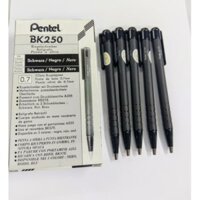 Bút bi Nhật Pentel thân đen nét 0.8 – BK250