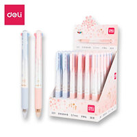 Bút bi nhiều màu Deli - 0.7mm - 4 màu mực - Vỏ thiết kế hoa - 1 chiếc - S311