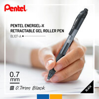 Bút Bi Nước Nhật Bản Mực Gel Pentel Energel BL107  Trơn Mượt Siêu Nhanh Khô Ngòi 0.7mm nhiều màu - Đen  BL107-A