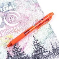 Bút Bi Nước Nhật Bản Mực Gel Pentel Energel BL107  Trơn Mượt Siêu Nhanh Khô Ngòi 0.7mm nhiều màu - Cam  BL107-F