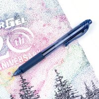 Bút Bi Nước Nhật Bản Mực Gel Pentel Energel BL107  Trơn Mượt Siêu Nhanh Khô Ngòi 0.7mm nhiều màu - Xanh navy  BL107-CA