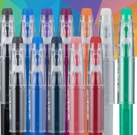 Bút bi tẩy xóa được Bút Pilot Frixion ColorSticks Erasable Gel Ink Pens, Cỡ ngòi 0.7mm, 1 cây - Số 8 Xám