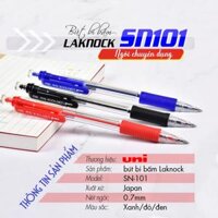 Bút bi UNI Laknock Fine SN-101 ngòi 0.7mm Nhật Bản 1 cây - Đỏ