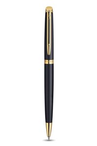 Bút bi Waterman Hemisphere Essential Matt Black GT Ballpoint Pen S0920770