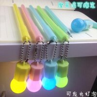 Bút bóng đèn phát sáng Moyi Bút vừa xóa được Văn phòng phẩm sáng tạo Treo bóng đèn màu Bút có thể xóa được Bút bóng đèn phát sáng, dễ sử dụng, xóa được, bút vừa bán buôn luanci684035. Của tôi20250314