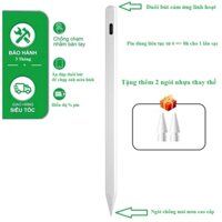 Bút cảm ứng cho iPad gen 9 8 7 6th Pro 11 12.9 2018-2023  Mini 5,6 Air 3,4,5,6 Chống chạm nhầm Hiển thị phần trăm pin