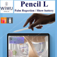 Bút cảm ứng chống tì tay WIWU Pencil L Cho iPad Gen 10 2022 / Pro 11 “ , 12.9 inch / M1 /M2 , Air 4 / 5 , hiện thị pin