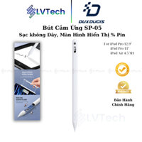Bút Cảm Ứng Dux Ducis SP-05 Dành Cho iPad Pro 12.9" | iPad Pro 11" | iPad Air 4/5/M1, Hỗ trợ sạc không dây, Hiện % Pin