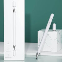 Bút cảm ứng stylus 2 đầu 2 in 1 hiệu WIWU Pencil One cho iPad Pro  iPhone  Android  màn hình cảm ứng các loại  Samsung Huawei Oppo Xiaomi Nokia cảm ứng siêu mượt mà, dung lượng pin cao, thiết kế thời trang - Hàng nhập khẩu