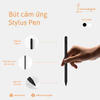 Bút cảm ứng thông minh Stylus Pen, dùng cho điện thoại và máy tính bảng cực nhạy, cổng sạc typeC TẶNG KÈM GĂNG