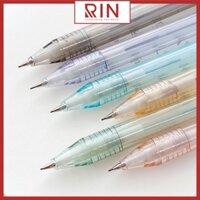 Bút chì bấm  bút chì kim cơ học ngòi 0.5mm  Nhiều màu - Hồng