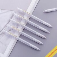 Bút chì bấm trong suốt nét 0.5mm/0.7mm – Hộp 20 ruột bút chì kim 2B dài 12cm