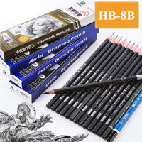 Bút chì gỗ Hb-8B 17.5 x 0.7 cm hình lục giác chất lượng cao