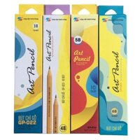 Bút chì gỗ nhiều B Thiên Long  3B  4B  5B  6B ( GP-022  GP-023  GP-024  GP-025 )