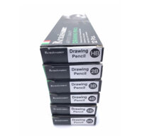 Bút chì gỗ RENAISSANCE HB, 2B, 3B, 4B, 5B, 6B chuyên vẽ mỹ thuật