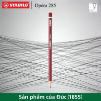 Bút chì gỗ STABILO Opera 285 2B thân đỏ sọc trắng (PC285-2B)