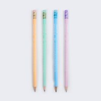 Bút chì gỗ Stacom màu pastel 2BHB PC106A hộp 12 cây - HB
