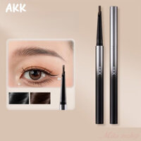 Bút chì kẻ mày AKK không thấm nước tự nhiên và không vón cục Bút chì kẻ mày AKK tự nhiên không thấm nước tự nhiên không đóng băng màu tự nhiên lõi cứng chịu mồ hôi, chặt bền