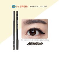 Bút Chì Kẻ Mày the SAEM Saemmul Wood Eyebrow Black 1.8g - 02 Gray Grown