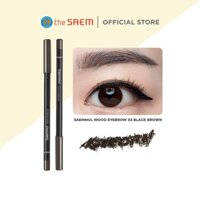 Bút Chì Kẻ Mày the SAEM Saemmul Wood Eyebrow Black 1.8g - 03 Black Brown