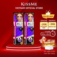 Bút chì kẻ mí mắt hai đầu Kissme lõi siêu mịn lâu trôi không thấm nước Kissme Heroine Make Quick Eyeliner 0.1g