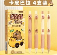 Bút chì kim bấm Capybara hình nổi KBX-6260B B154 Bút chì kim ngòi 0.5mm đêm tay hoạt hình dễ thương
