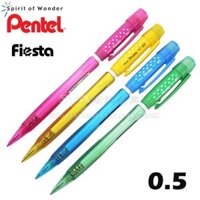 Bút Chì Kim Pentel Fiesta AX105C Ngòi 0.5mm  Thiết Kế Hiện Đại  Trang Bị Đầu tẩy  4 Màu Vỏ - Hồng-P