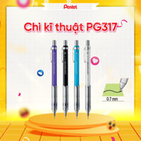 Bút Chì Kim Pentel PG-METAL350 0.5mm Inox Bền Bút Chì Cơ Khí Vẽ Ký Thuật
