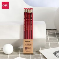 Bút chì lục giác Deli - bút chì gỗ - loại 2BHB - 10 chiếchộp - 33158  33159 - 33158-HB,10 chiếc