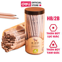 Bút chì lục giác Deli - loại 2BHB - 30 chiếchộp - 58166  58167 - S941 - 2B - 30 cây