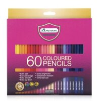 Bút chì màu 60 màu MasterArt Series cao cấp, bút chì màu 60 chi tiết tặng kèm chuốt chì cao cấp (Thái Lan)