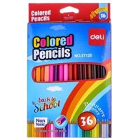 Bút Chì Màu Deli 37126 (Hộp 36 Màu)