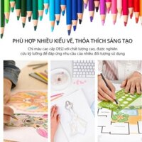 Bút chì màu hộp sắt cao cấp - gỗ tự nhiên - 24 / 36 / 48 / 72 Màu