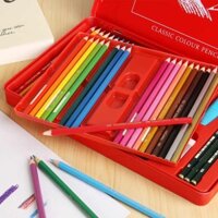 BÚT CHÌ MÀU KHÔ CAO CẤP FABER CASTELL 24/36 (HỘP THIẾC)