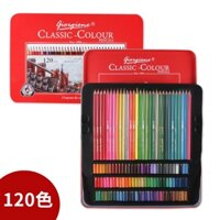 Bút chì màu khô Giorgione bộ 120 màu (Hộp thiếc) - New