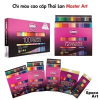 Bút chì màu Master Art Thái Lan tặng kèm chuốt