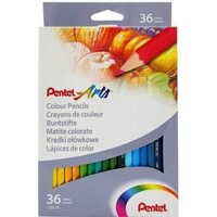 Bút Chì Màu Pentel Arts CB8-36  Màu Sắc Đa Dạng, Phong Phú
